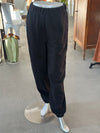Women's Black Seam Detail Jogger Pants