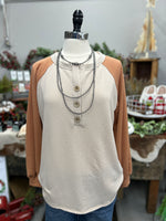 Women's Clay Jacquard Knit Henley Top