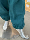 Women's Deep Green Seam Detail Jogger Pants