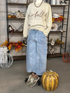 Women's Fall Words Sand Sweatshirt
