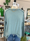 Women's Jade Ribbed Drop Shoulder Sweater