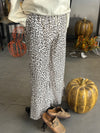 Women's Leopard Drawstring Loose Pant