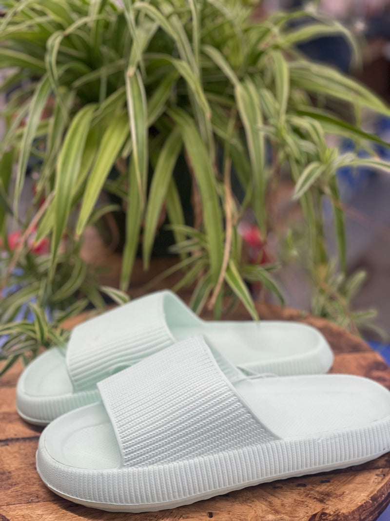 Women's Mint Cloud Slides