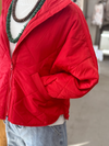 Women's Poppy Red Quilted Pippa Puffer Jacket