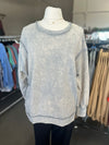 Women's Sleet Acid Wash French Terry Sweatshirt