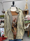 Women's Vintage Mineral Washed Zip Up Hoodie