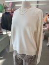 Women's Whip Cream Crew Neck Sweater