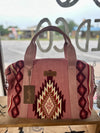 Wrangler | Hot Pink Southwestern Print Duffle Bag