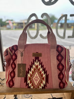 Wrangler | Hot Pink Southwestern Print Duffle Bag