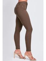 YMI Mid-Rise Hyper Stretch Skinny Cocoa