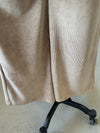 Women's Khaki Corduroy Wide Leg Pants