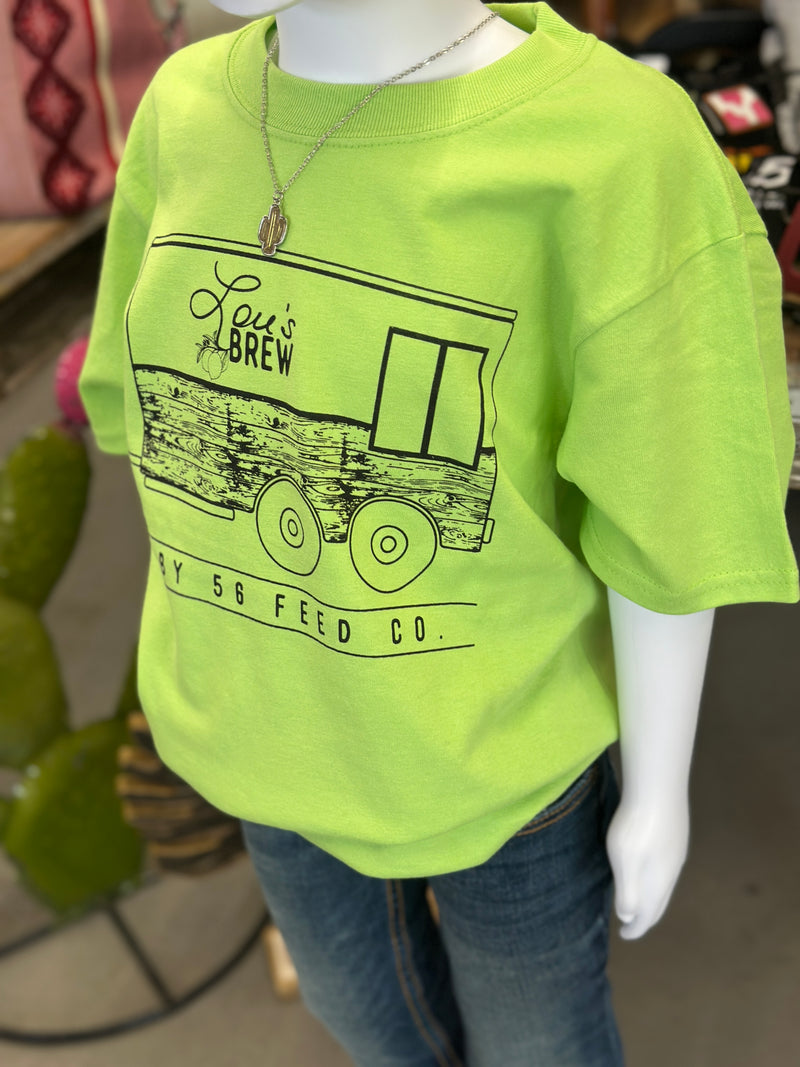 Lou's Brew Youth | Lime Short Sleeve Tee  [PC61Y]