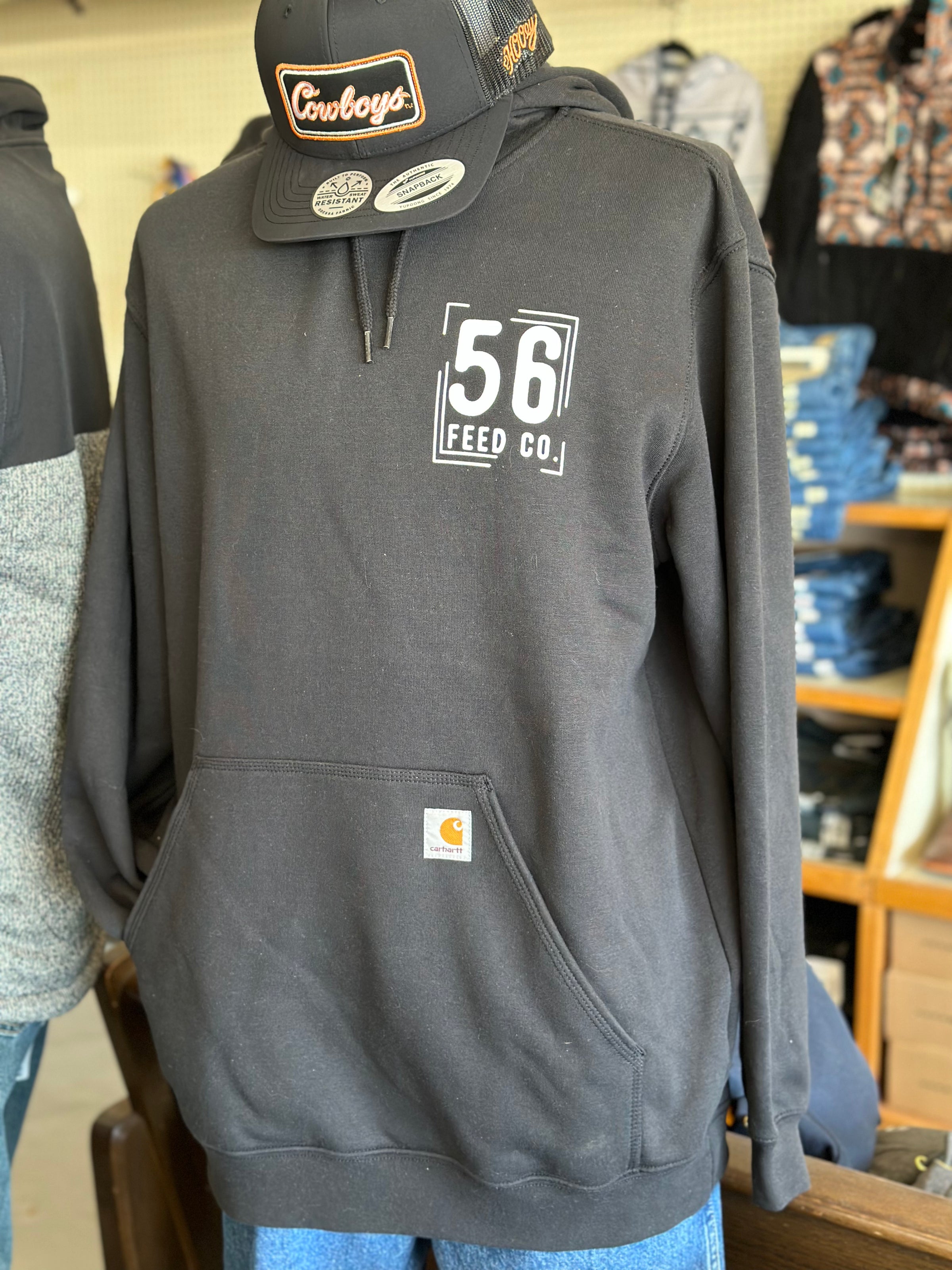 New Navy Carhartt Midweight Hooded Sweatshirt