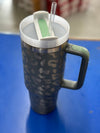 40 oz Leopard Stainless Steel Tumbler