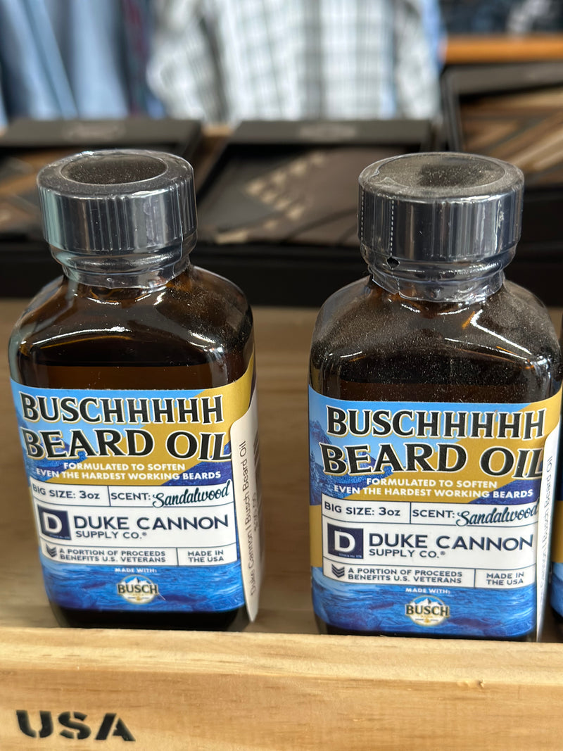 Duke Cannon l Busch Beard Oil