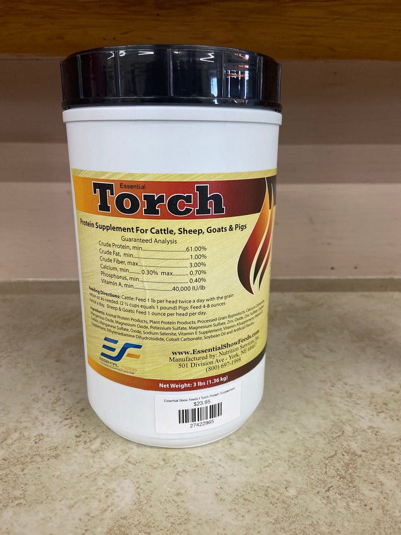 Essential Show Feeds l Torch Protein Supplement [3 lb cannister]