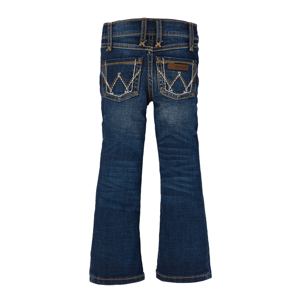 Wrangler® Girls Premium Low Rise Premium Patch Bootcut Jeans [09MWGMS]