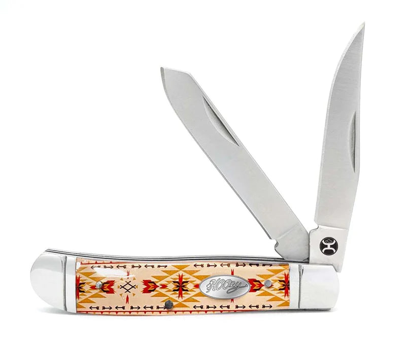 Hooey l Comanche Red/Yellow/Cream Pattern 4 1/4 Trapper