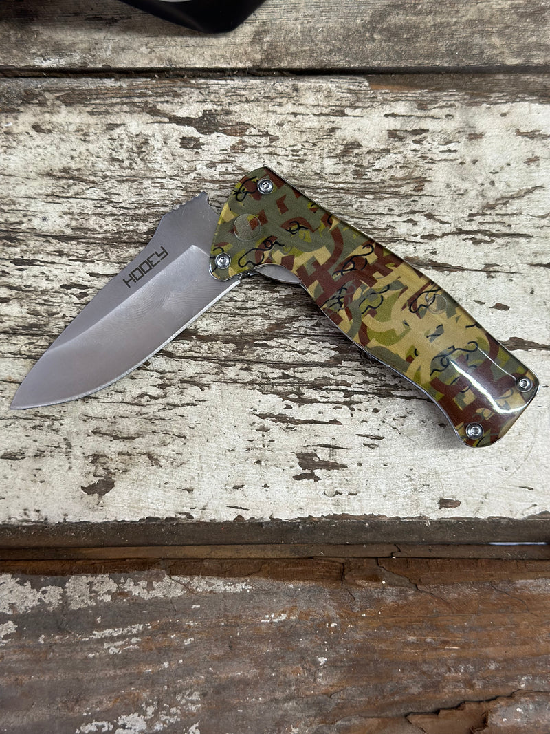 Hooey l Camo 4" Flipper Pocket Knife