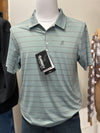 Hooey l Men's Weekender Polo Sage with Grey Stripes