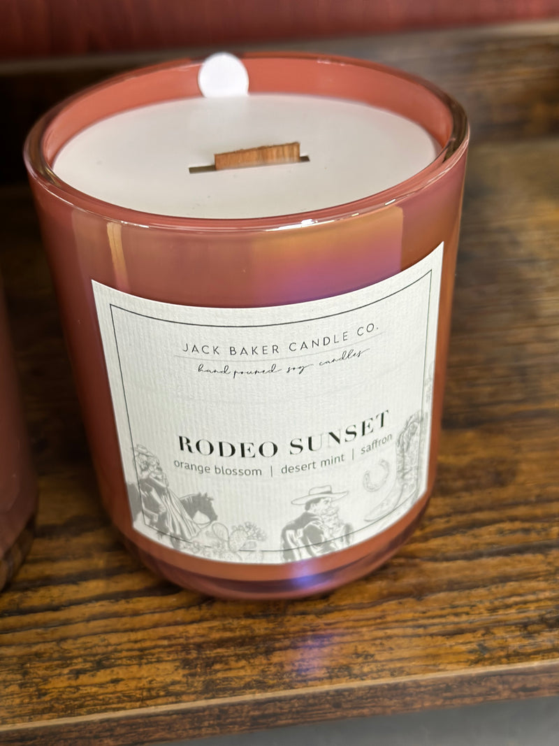 Jack Baker Candle Co Rodeo Sunset [White Linen Collection]