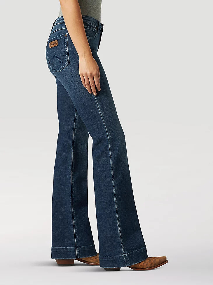Wrangler® Women's Retro® Mae Wide Leg Trouser Jean - Sophia Wash [09MWWSA]