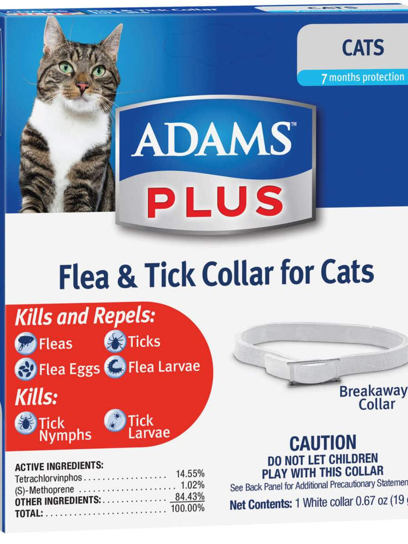 Adams Plus l Flea + Tick Collar Cats
